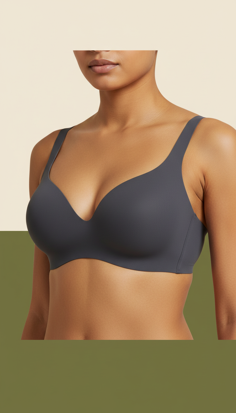 Silicone-Edge Sculpted Bra